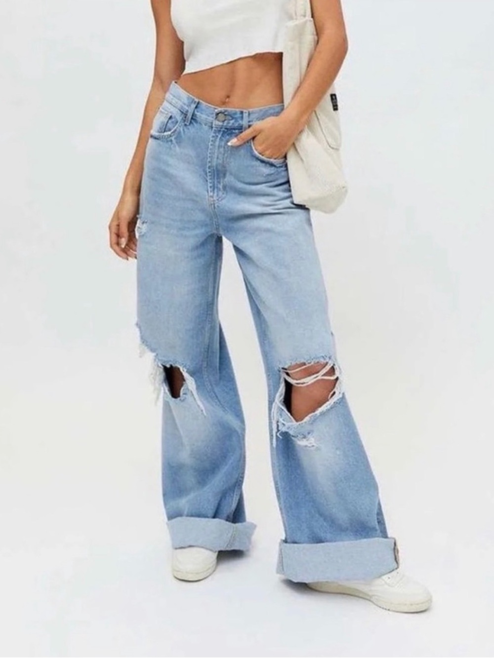 NWT BDG x Urban Outfitters Baggy Skater Distressed Jeans
